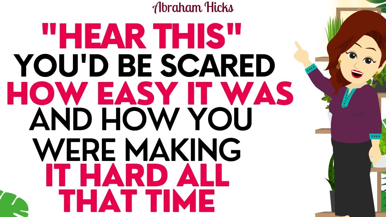 Abraham Hicks 2023 | You’d be Scared how Easy it was and how you were making it Hard all that Time🙏