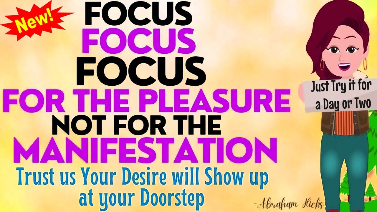 ABRAHAM HICKS 2023 💜  How to Focus joyfully that your Desire Manifests with No Efforts🙏