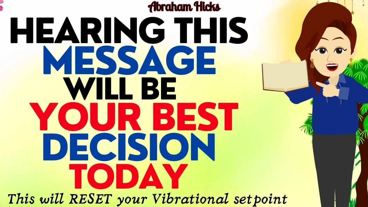 Abraham Hicks 2023 | Start your Day with this Powerful Message and Reset your vibrational setpoint🙏