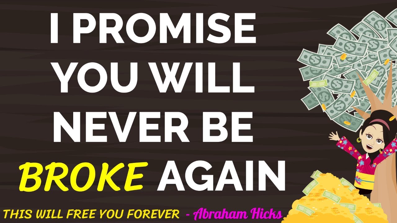 Abraham Hicks 2022 | No matter how broke you are this will free you forever🤑| Animated Abraham New