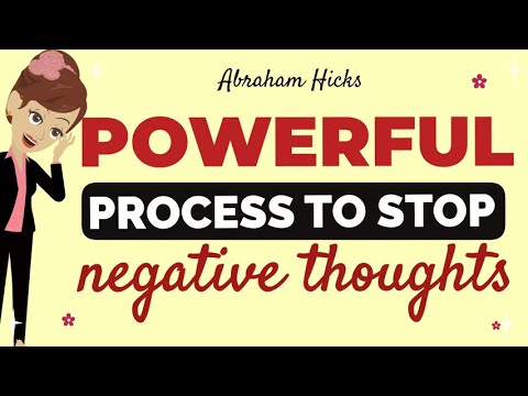 Abraham Hicks 2023 – Powerful process to stop negative thoughts ✨The law of attraction