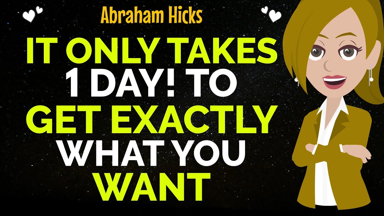In Just One Day, The Universe Can Deliver Beyond Your Wildest Dreams!✨✅Abraham Hicks 2025
