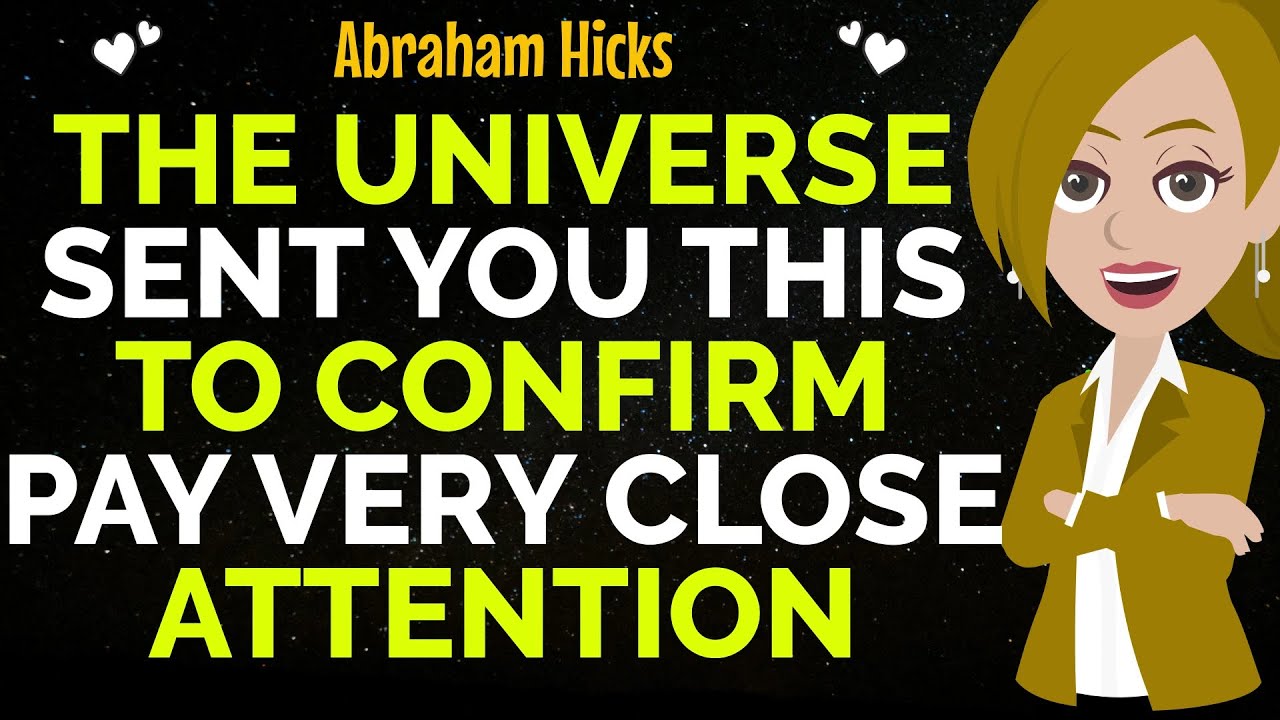 The Universe Sent You This To Confirm ! Pay Very Close Attention !✨✅Abraham Hicks 2025